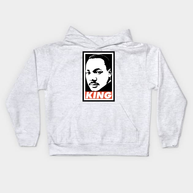 KING Kids Hoodie by Nerd_art